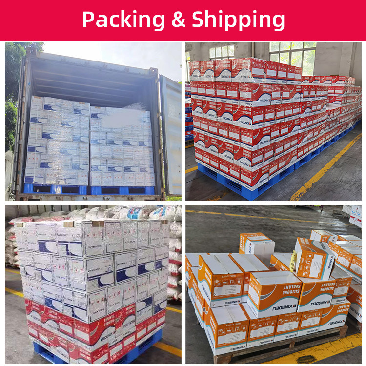 Sigillante acetico del silicone della costruzione con colore trasparente nero bianco