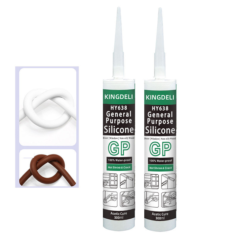 Colore bianco del sigillante adesivo di vetro del silicone del GP chiaro per la finestra
