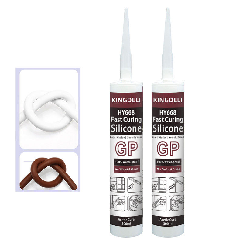 Sigillante di vetro del silicone dell'acquario, chiara colla impermeabile del silicone con Grey Black Color
