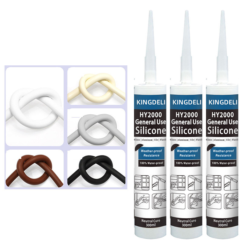 Tempo neutrale nero del sigillante del silicone resistente per la decorazione dell'interno