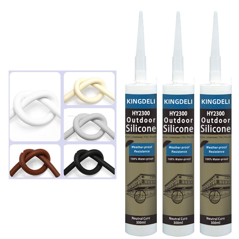 La muffa neutrale non tossica della metropolitana del sigillante del silicone rinforza il colore di Clear Black