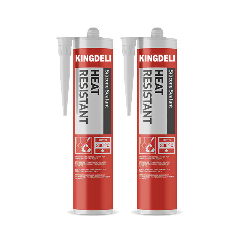 Colore nero della cura del sigillante termoresistente acetico del silicone con la metropolitana 280Ml