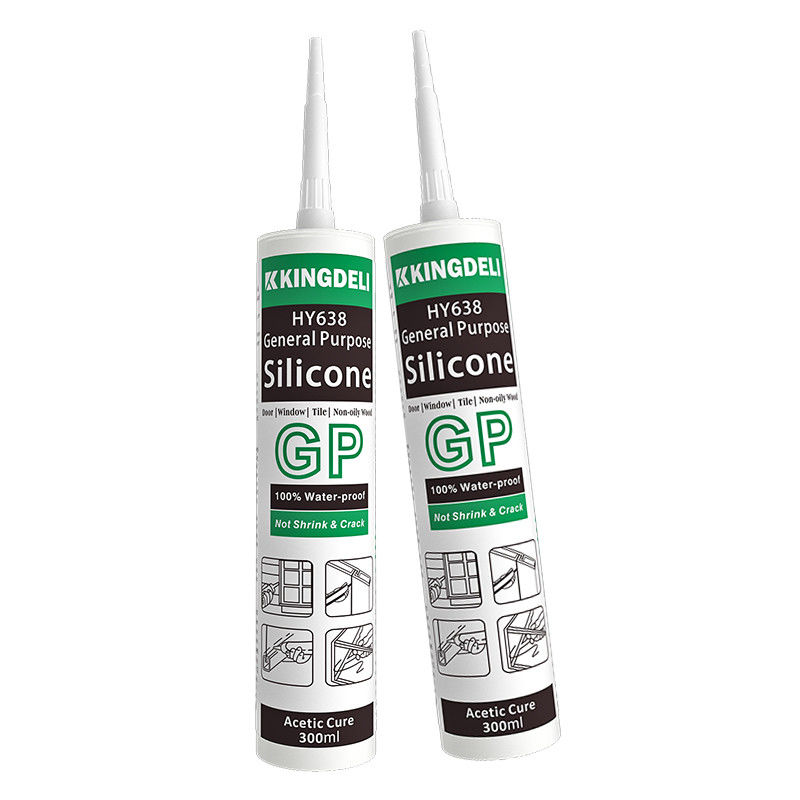 280 ml di sigillante acetico di silicone GP RTV Colla di vetro impermeabile sigillante per la costruzione per la pietra